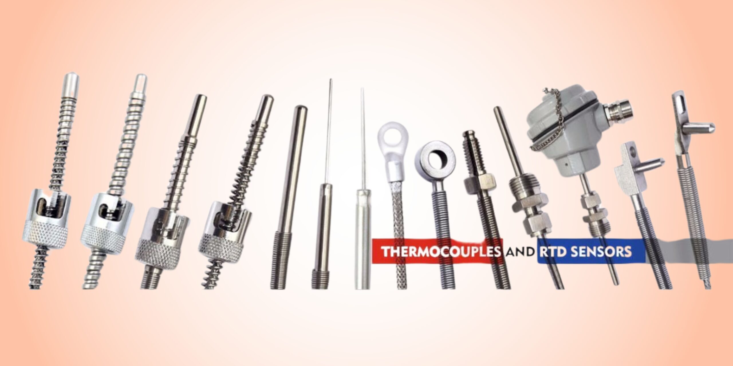 12 Thermocouples & RTD Sensors