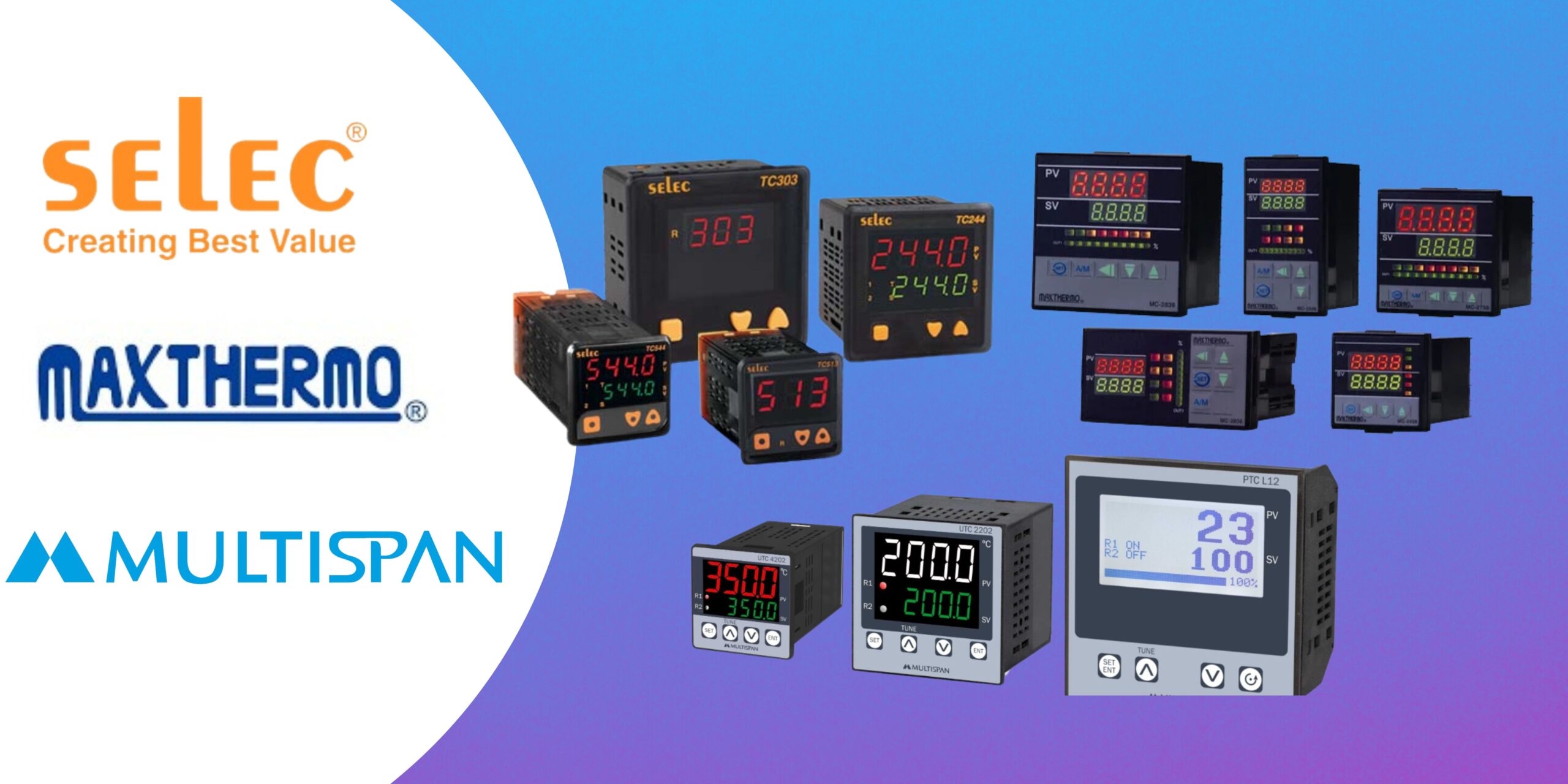 15 PID Temparature Controllers