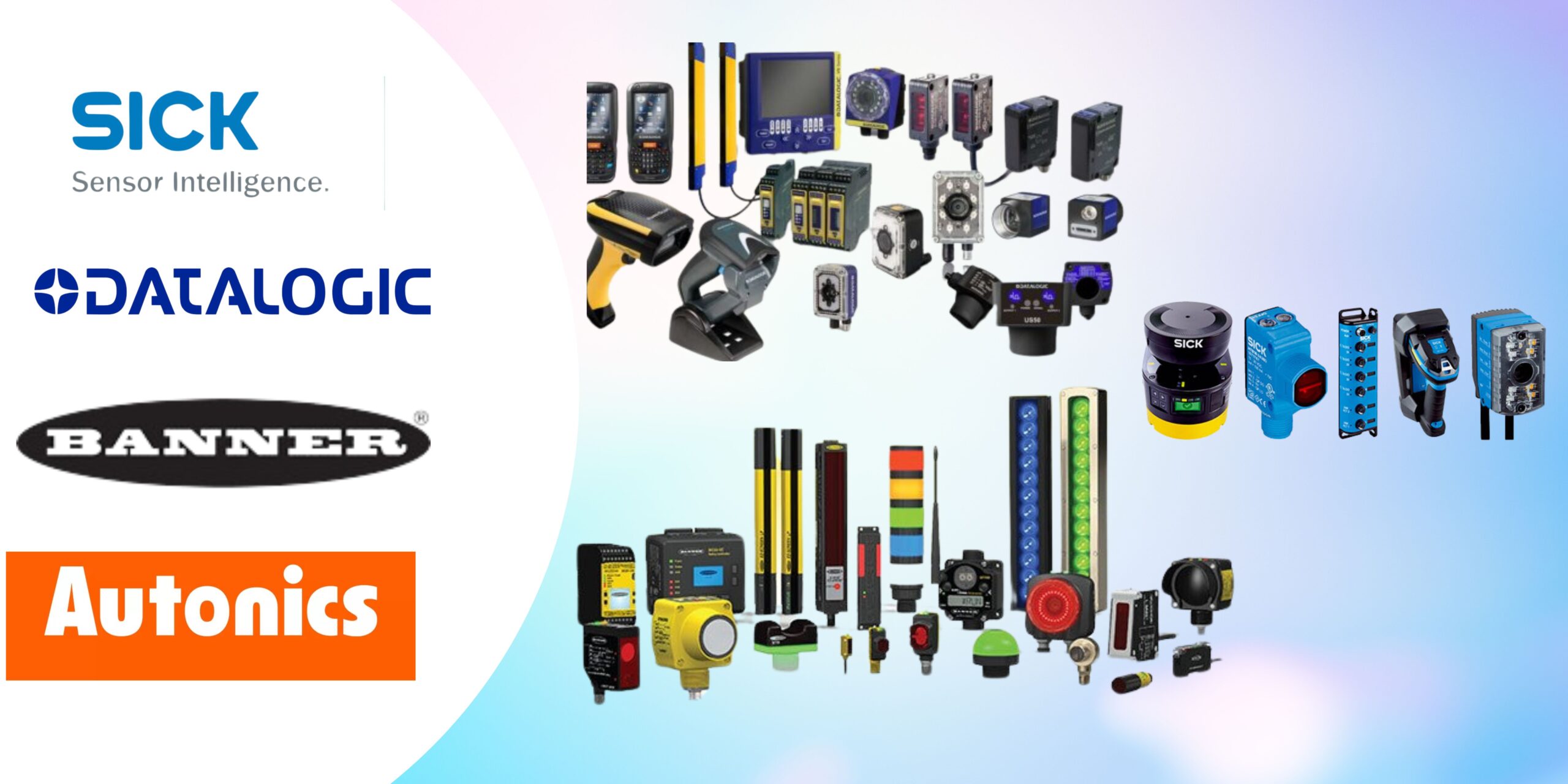 20 Datalogic & Sick & Autonics & Banner